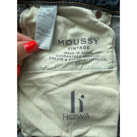 Moussy Vintage Pierson Straight Button Fly Medium Wash Jeans Blue Size 29‎ - Picture 10 of 12